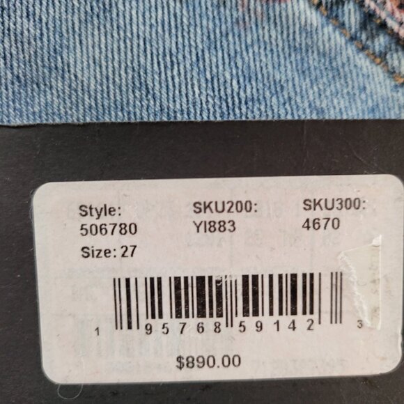 SAINT LAURENT Floral Printed Denim NWT - Picture 11 of 11